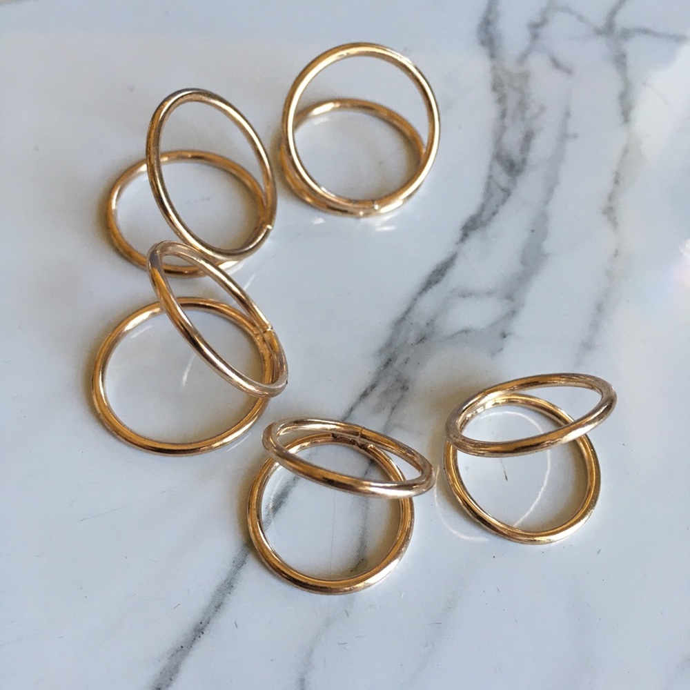 Ellipse Ring Set
